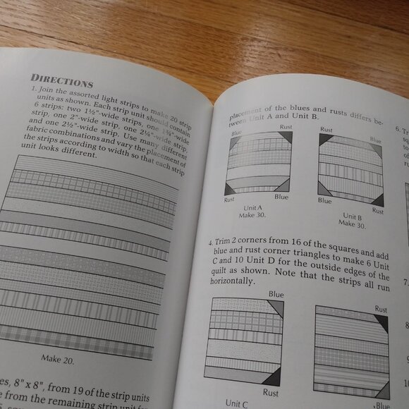 Vintage Quilting Pattern Book 101 Fabulous Rotary Cut Quilts Patchwork Place - Picture 12 of 16